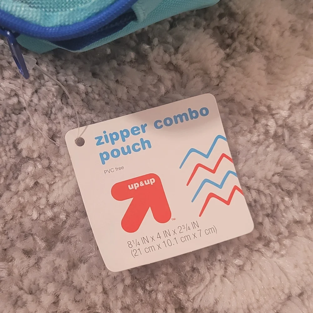 2 Up & Up, bundle pouch, color blue. New with tag.